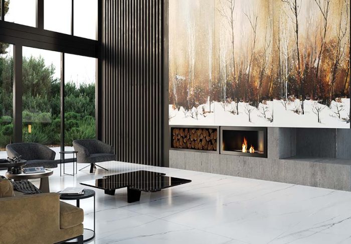 Porcelain Tile | Decorative Slab | Geometric Pattern | Wall Covering | Mystery | Aximer Stoneware Dubai UAE