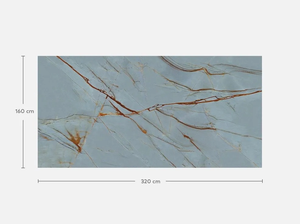 Aximer Flooring Porcelain Slab - Blue Roma