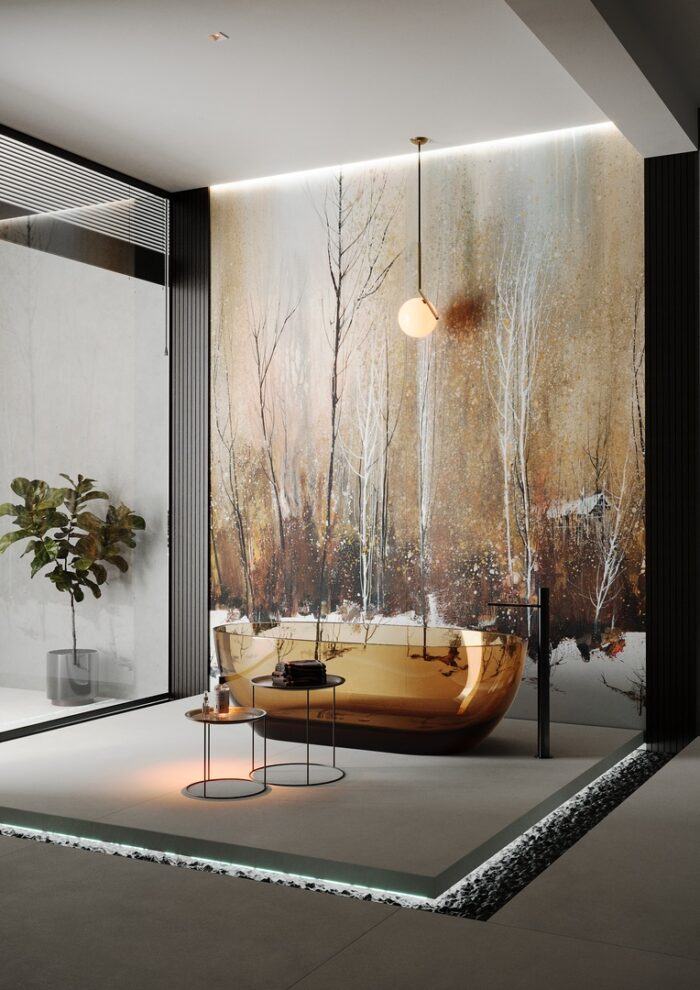 Aximer Decorative Accent Wall Porcelain Slab - Mystery