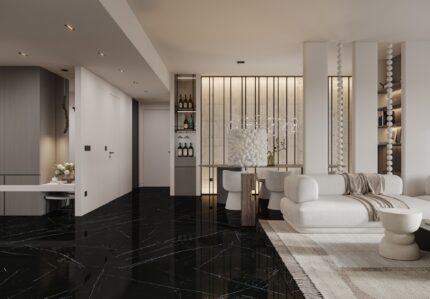 Floor & Wall Porcelain Tiles and Slabs by Aximer, Nero Marquina