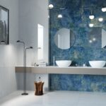 Bathroom Floor and Wall Decoration with Aximer's Porcelain Tiles and Slabs, Dubai, UAE