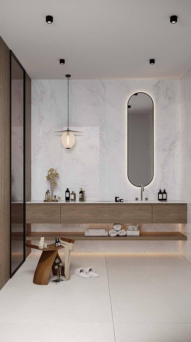 Euphoria Gold, White - Gold - Orange, Marble-Look, Polished, 120x280, Slab, Aximer Porcelain Tiles, Dubai - UAE (2)