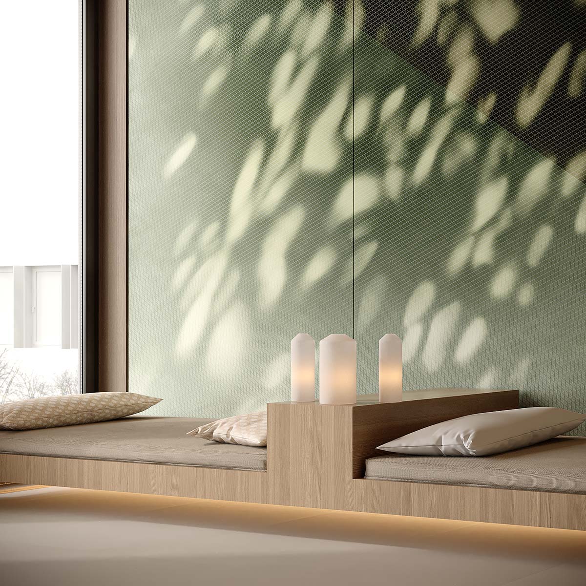 Glare, Decorative Porcelain Slab, 120x280 cm, Lumin Collection, Aximer Dubai UAE