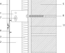 Invisible Mechanical Fixing System (With grooves in the ceramic tiles) 2