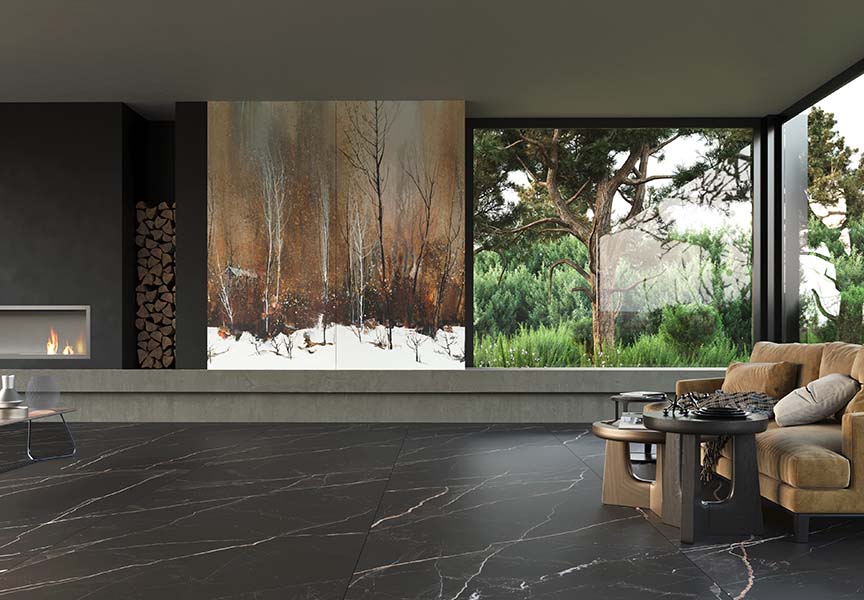 Porcelain Tile, Accent Wall, Decorative Slab, Mystery, Aximer Stoneware, Dubai, UAE