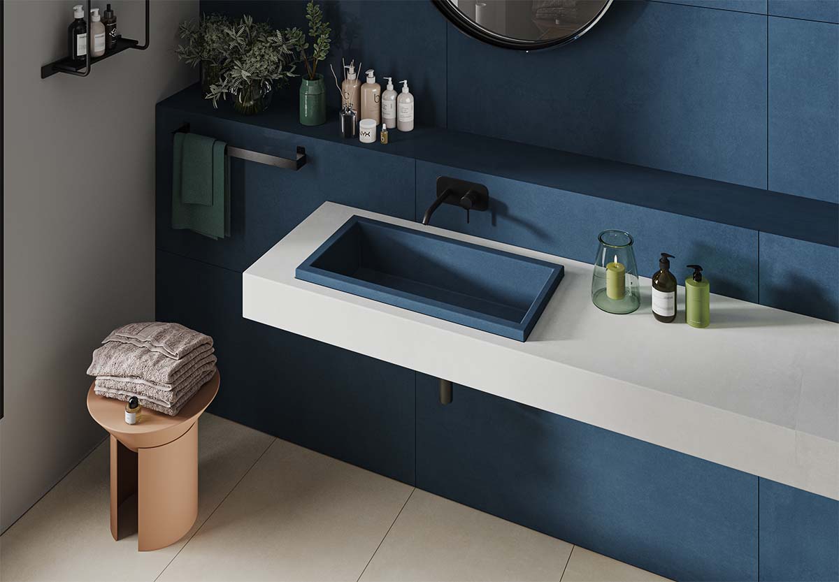 Porcelain Tile, Matte, Bedroom, Wall and Floor, Natural Concrete Ivory, Aximer Stoneware, Dubai, UAE