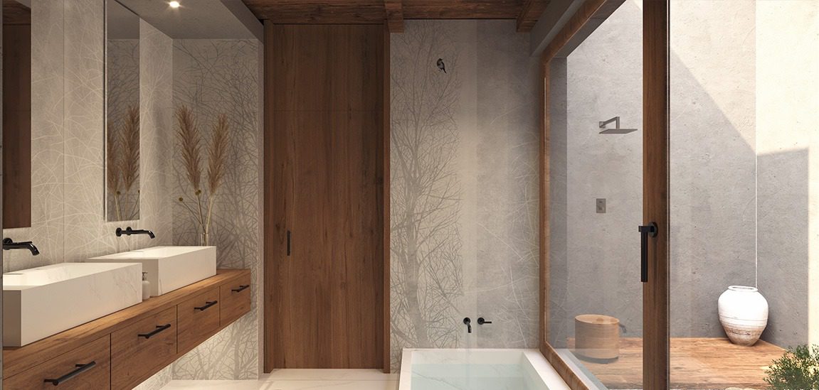 Porcelain Tile, White Grey Color, Decorative Custom Printed, The HOPE, Aximer Stoneware Dubai UAE